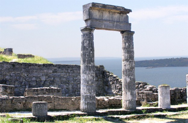 Image - The ruins of Panticapaeum, the former capital of the Bosporan Kingdom. Near Kerch in the Crimea.